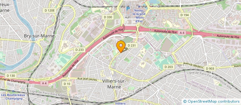 localisation de l'entreprise RENO-STYLE à VILLIERS-SUR-MARNE