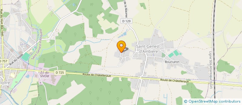 localisation de l'entreprise RENO-TRAVAUX  SAINT-GENEST-D'AMBIERE