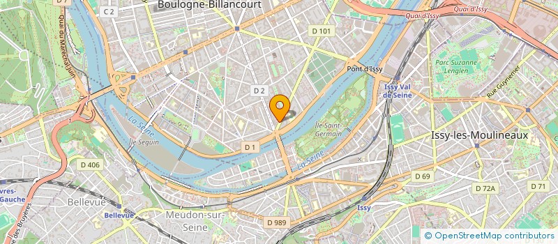 localisation de l'entreprise RENO-V à BOULOGNE-BILLANCOURT