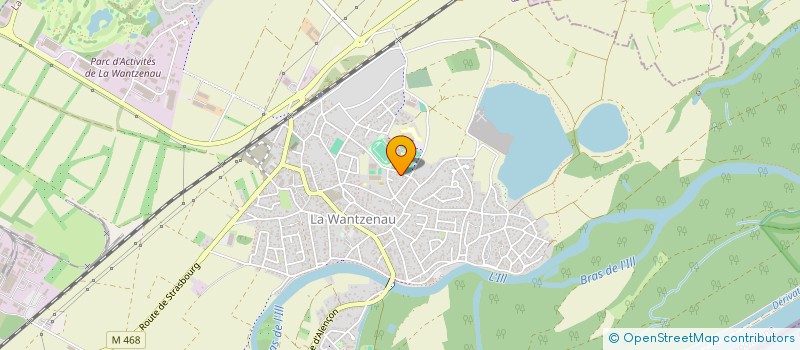 localisation de l'entreprise RENO V  LA WANTZENAU