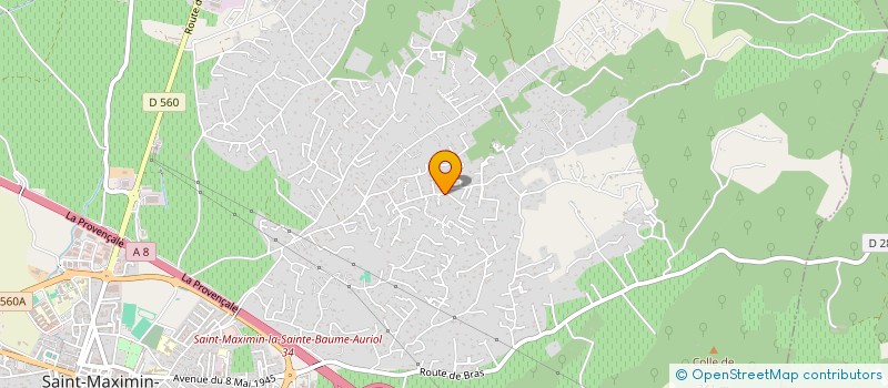 localisation de l'entreprise RENO'VAR à SAINT-MAXIMIN-LA-SAINTE-BAUME