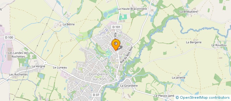 localisation de l'entreprise RENO VENDEE ENERGY à DOMPIERRE-SUR-YON
