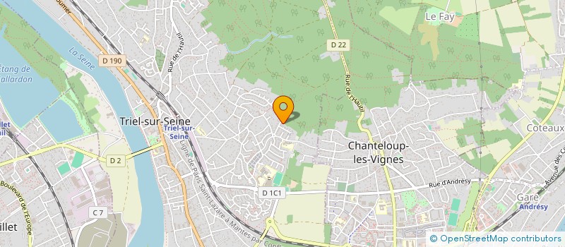 localisation de l'entreprise RENOA  TRIEL-SUR-SEINE