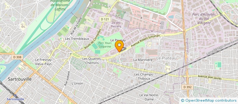 localisation de l'entreprise RENOBAT à SARTROUVILLE