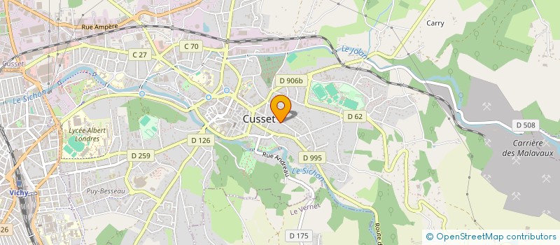 localisation de l'entreprise RENOBAT à CUSSET