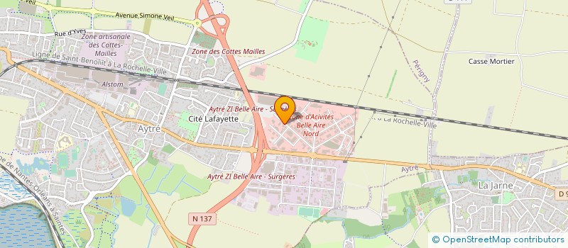 localisation de l'entreprise RENOBAT à PERIGNY