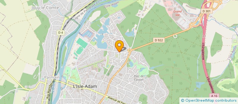 localisation de l'entreprise RENOBAT à L'ISLE-ADAM