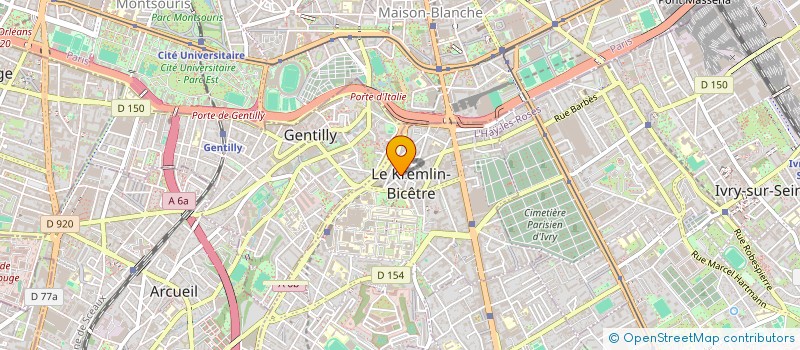 localisation de l'entreprise RENOBAT  LE KREMLIN-BICETRE