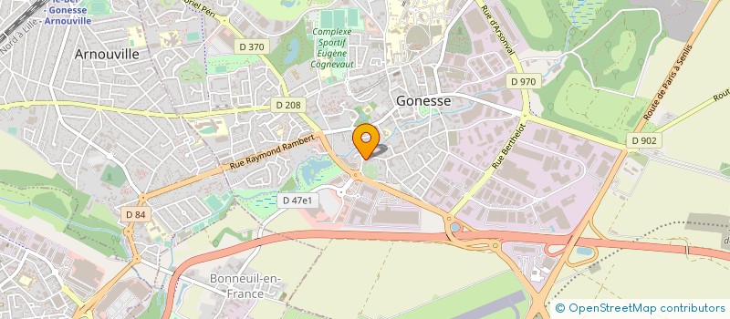localisation de l'entreprise RENOBAT AGENCEMENT  GONESSE