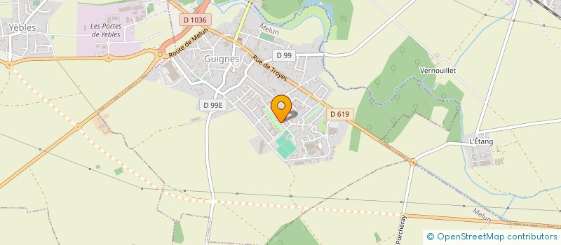 localisation de l'entreprise RENOBATIR  GUIGNES