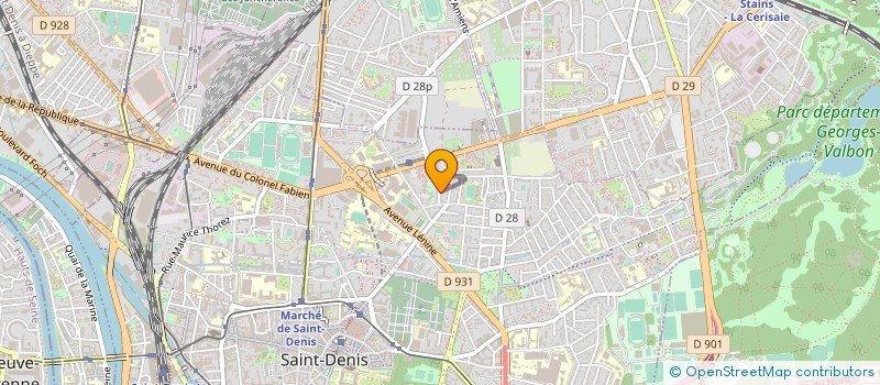 localisation de l'entreprise RENOBATT à SAINT-DENIS