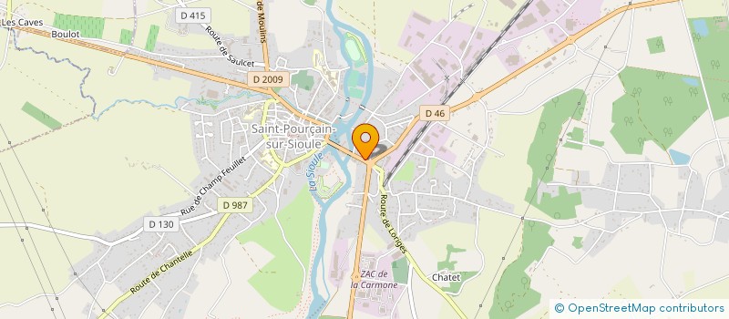 localisation de l'entreprise RENOBEL  SAINT-POURCAIN-SUR-SIOULE