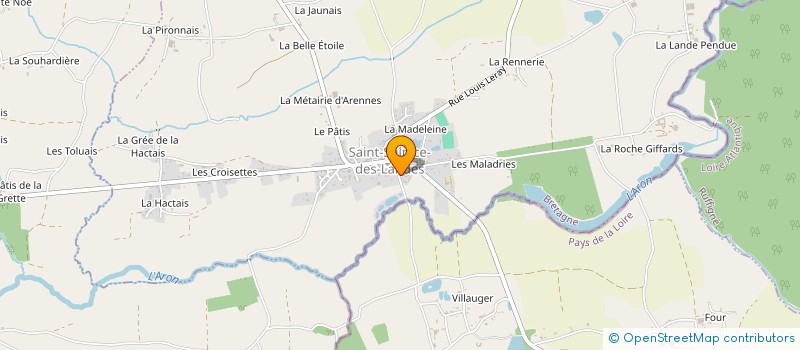 localisation de l'entreprise RENOCALI à SAINT-SULPICE-DES-LANDES