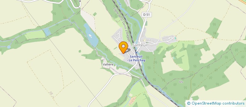 localisation de l'entreprise RENOCOM SERVICES à SANTEUIL