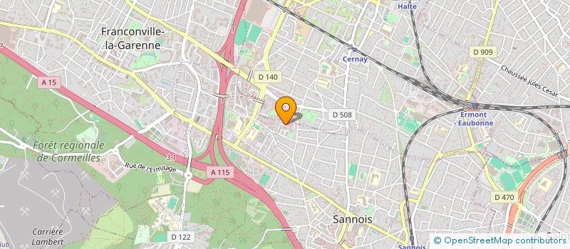 localisation de l'entreprise RENOCOURT  SANNOIS