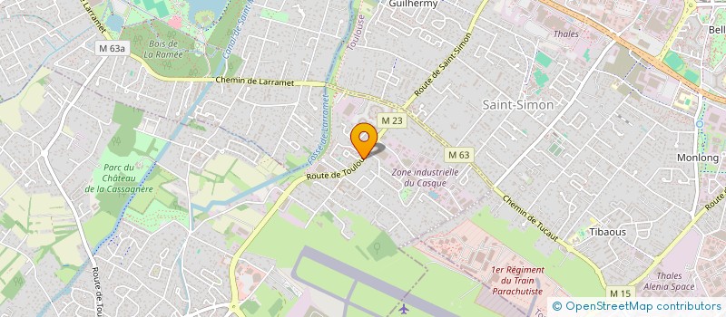 localisation de l'entreprise RENOFACE 31 à CUGNAUX