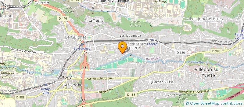 localisation de l'entreprise RENOFAST à ORSAY