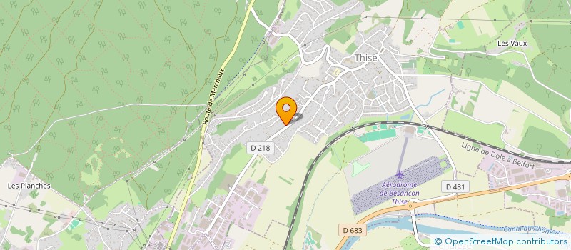 localisation de l'entreprise RENOFFIO ELECTRICITE GENERALE  THISE