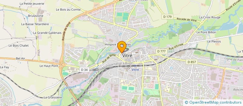 localisation de l'entreprise RENOHABITAT 35 à VITRE