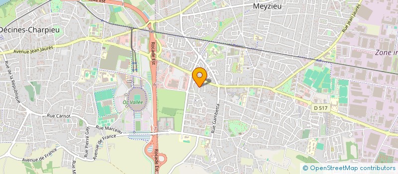 localisation de l'entreprise RENOIR  MEYZIEU