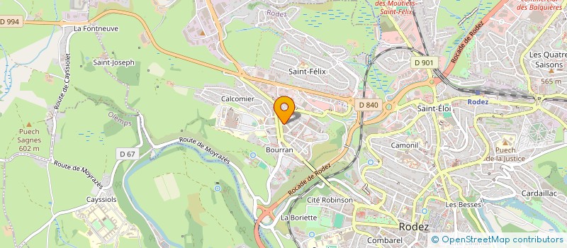 localisation de l'entreprise RENOIR à RODEZ