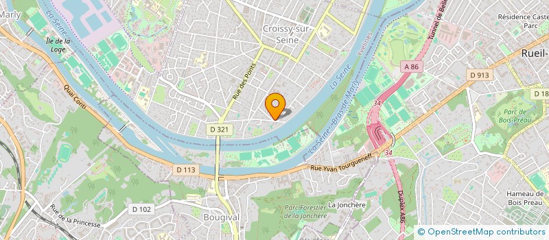 localisation de l'entreprise RENOIR  CROISSY-SUR-SEINE