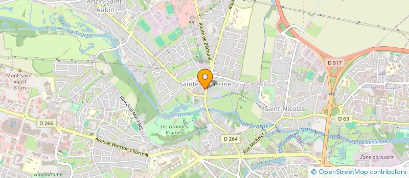 localisation de l'entreprise RENOIR AUTO ECOLE à ARRAS