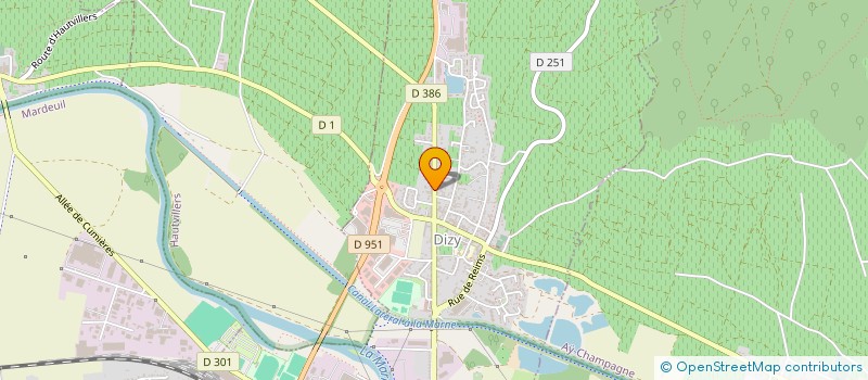 localisation de l'entreprise RENOIR-BOURDELOIS  DIZY