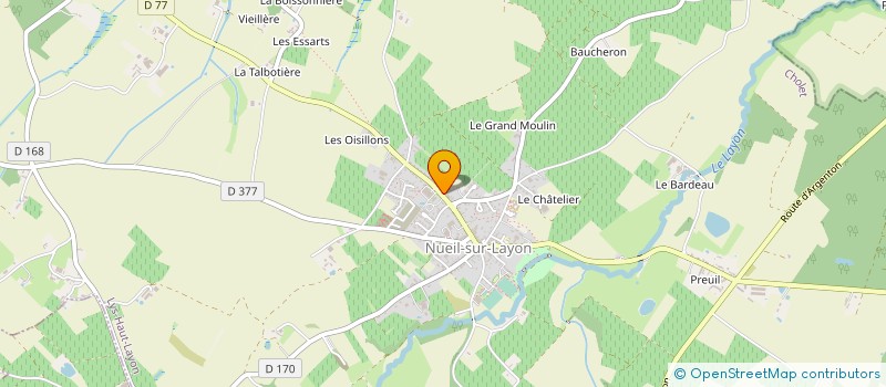 localisation de l'entreprise RENOLEAU GUILLAUME à LYS-HAUT-LAYON