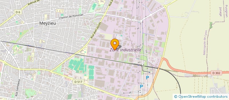 localisation de l'entreprise RENOLIFT à MEYZIEU