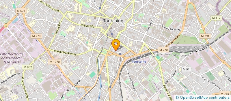 localisation de l'entreprise RENOLOFT 72 à TOURCOING