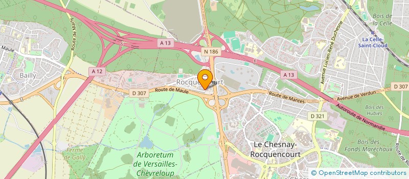 localisation de l'entreprise RENOLR  LE CHESNAY-ROCQUENCOURT