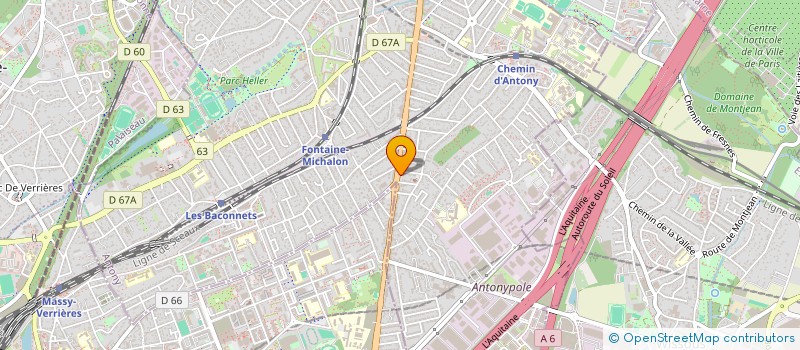 localisation de l'entreprise RENOLUX  ANTONY