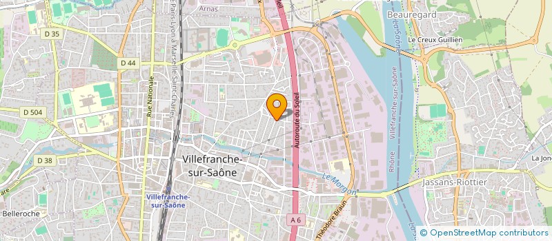 localisation de l'entreprise RENOMAC à VILLEFRANCHE-SUR-SAONE