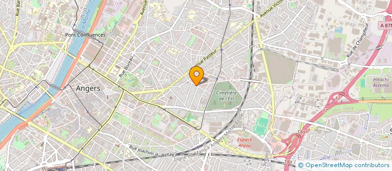 localisation de l'entreprise RENOMAINE à ANGERS
