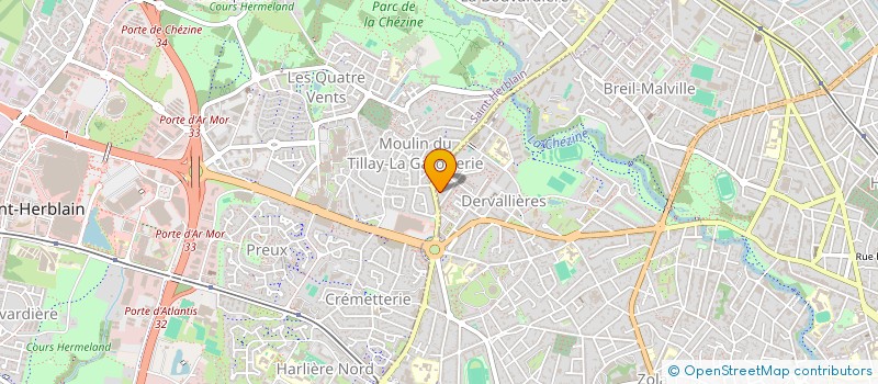 localisation de l'entreprise RENOMAN à NANTES