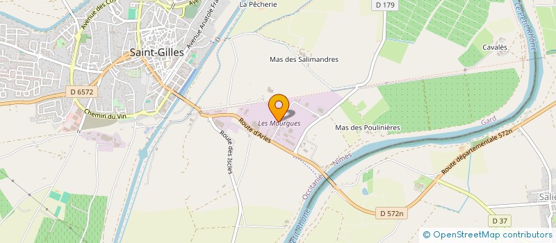 localisation de l'entreprise RENOMAT à SAINT-GILLES