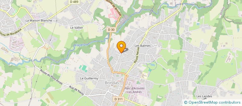 localisation de l'entreprise RENOMAT HOLDING à BRINDAS