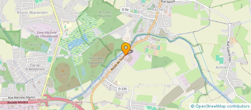localisation de l'entreprise RENOMATT à DOUAI