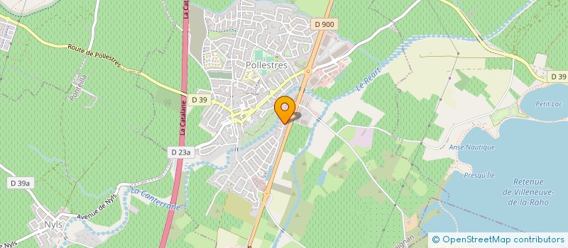 localisation de l'entreprise RENOMAX  POLLESTRES