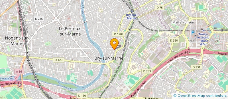 localisation de l'entreprise RENOPAV à BRY-SUR-MARNE