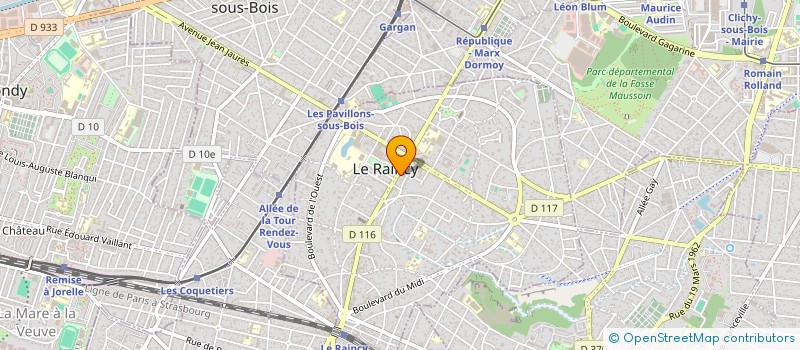 localisation de l'entreprise RENOPERFECT à LE RAINCY