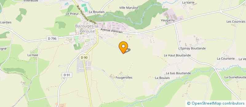 localisation de l'entreprise RENOPLAC  BAZOUGES-LA-PEROUSE