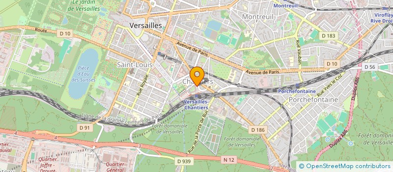 localisation de l'entreprise RENOPORTE 78.1 à VERSAILLES