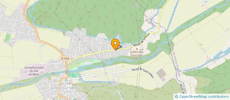 localisation de l'entreprise RENOPRO CARRELAGE  VINON-SUR-VERDON