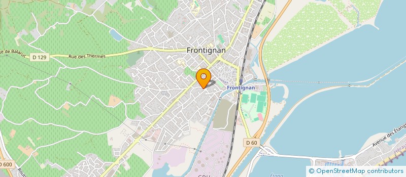 localisation de l'entreprise RENOPRO34 à FRONTIGNAN