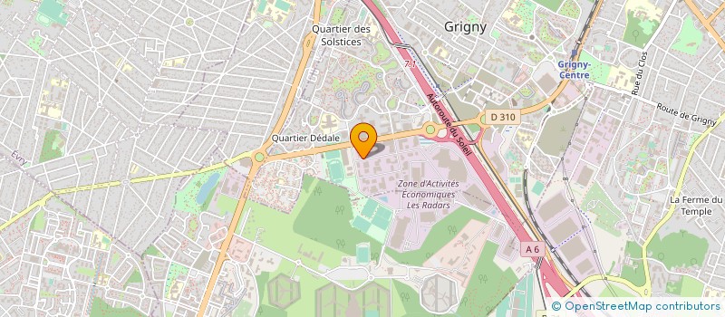 localisation de l'entreprise RENOPTIMA à GRIGNY