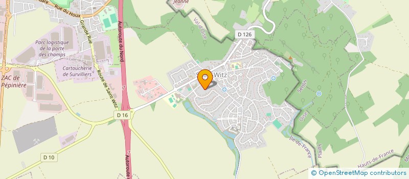 localisation de l'entreprise RENOPTIMIZ  NEUILLY-SOUS-CLERMONT