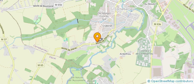 localisation de l'entreprise RENOSELLI à CORNEBARRIEU