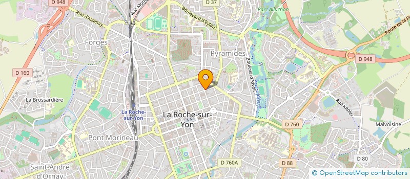 localisation de l'entreprise RENOSTYLE à LA ROCHE-SUR-YON